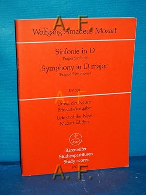 Imagen del vendedor de Sinfonie in D (Prager Sinfonie) = Symphony in D major (Prague Symphony). KV 504 / Brenreiter-Studienpartituren TP 160 a la venta por Antiquarische Fundgrube e.U.