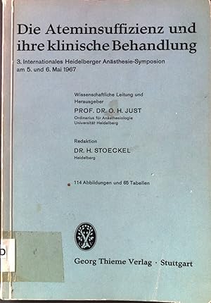 Imagen del vendedor de Die Ateminsuffizienz und ihre klinische Behandlung. a la venta por books4less (Versandantiquariat Petra Gros GmbH & Co. KG)