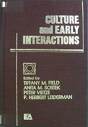 Bild des Verkufers fr Culture and Early Interaction zum Verkauf von books4less (Versandantiquariat Petra Gros GmbH & Co. KG)