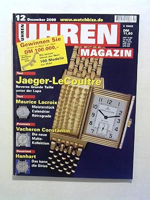 Bild des Verkufers fr Uhren Magazin. Ausgabe 12 / 2000. zum Verkauf von Buecherhof