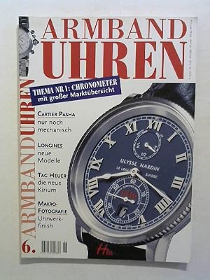 Imagen del vendedor de Armbanduhren. Ausgabe 6 /1997. a la venta por Buecherhof