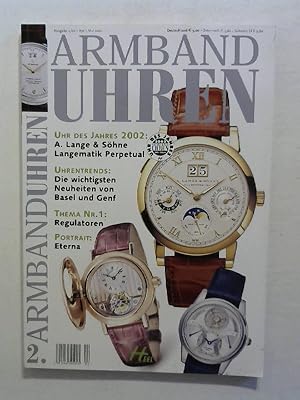 Imagen del vendedor de Armbanduhren. Ausgabe 2 / 02. a la venta por Buecherhof