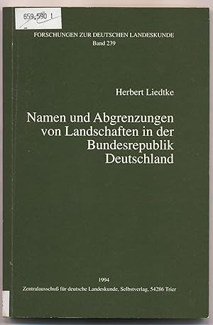 Bild des Verkufers fr Namen und Abgrenzungen von Landschaften in der Bundesrepublik Deutschland Mit einem Anhang von Uwe Frster: Zum grammatischen Geschlecht von Landschaftsnamen auf der amtlichen bersichtskarte der Bundesrepublik Deutschland 1:1 000 000 Landschaften-Namen und Abgrenzungen zum Verkauf von avelibro OHG