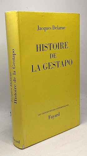 Image du vendeur pour Histoire de la gestapo - les grandes tudes contemporaines mis en vente par crealivres