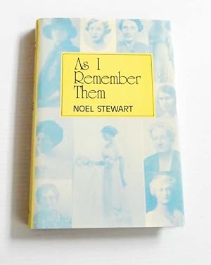 Seller image for As I Remember Them for sale by Adelaide Booksellers