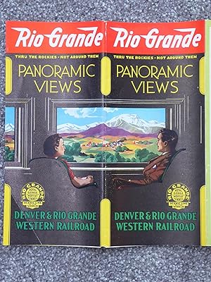 Rio Grande Thru The Rockies - Not Around Them, Panoramic Views: Denver & Rio Grande Western Railr...
