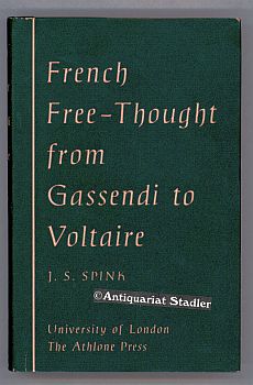 French free-thought from Gassendi to Voltaire. In engl. Sprache.