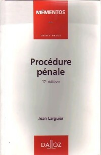 Proc dure p nale - Jean Larguier