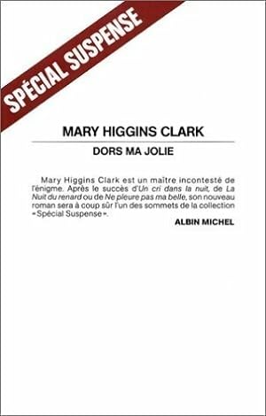 Bild des Verkufers fr Dors ma jolie - Mary Higgins Clark zum Verkauf von Book Hmisphres