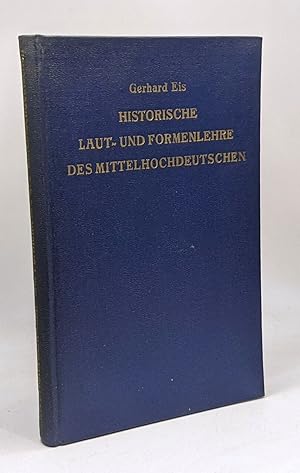 Seller image for Historische laut-und formenlehre des mittelhochdeutschen for sale by crealivres
