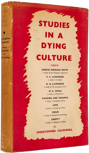 Seller image for Studies in a Dying Culture  with an introduction by John Strachey. for sale by Henry Sotheran Ltd