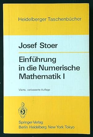 Seller image for Einfuhrung in die Numerische Mathematik I for sale by Librodifaccia