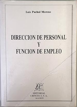 Imagen del vendedor de Direccin de personal y funcin de empleo a la venta por Los libros del Abuelo