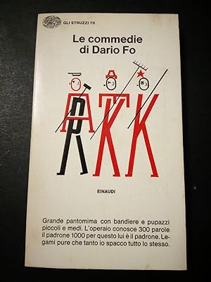Dario Fo. Le commedie di Dario Fo. Einaudi. 1975
