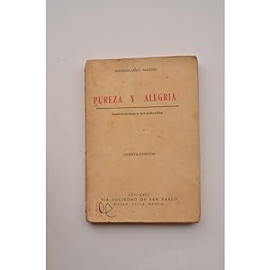 Seller image for Pureza y alegra. Instrucciones para seoritas for sale by LIBRERA SOLAR DEL BRUTO
