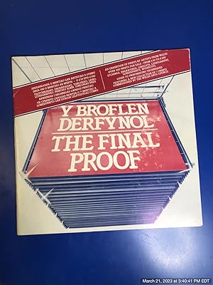 Image du vendeur pour Final Proof: Exhibition of Prints by Artists from Wales mis en vente par Redux Books