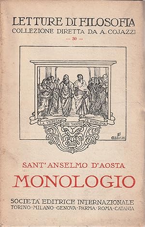 Imagen del vendedor de Monologio a la venta por Messinissa libri