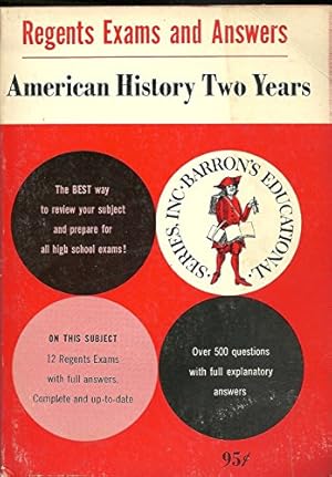 Imagen del vendedor de Regents Exams and Answers : American History Two Years a la venta por Redux Books