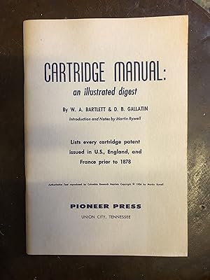 Image du vendeur pour Cartridge Manual: an illustrated Digest mis en vente par Dyfi Valley Bookshop