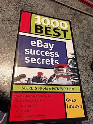 Seller image for 1000 Best Ebay Powerseller Secrets: Secrets from a Powerseller for sale by SGOIS
