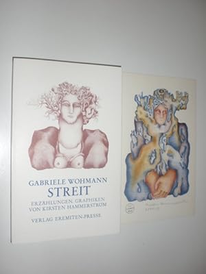 Seller image for Streit. Erzhlungen. Originaloffsetlithographien von Kirsten Hammerstrm. for sale by Stefan Kpper