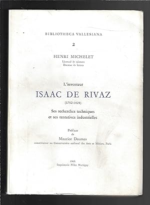 L'inventeur Isaac de Rivaz (1752-1828)
