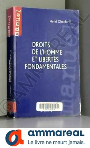 Bild des Verkufers fr Droits de l'homme et liberts fondamentales zum Verkauf von Ammareal