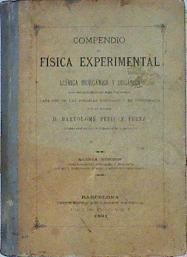 Bild des Verkufers fr Compendio de Fsica Experimental y Quimica inorganica y orgnica zum Verkauf von Almacen de los Libros Olvidados