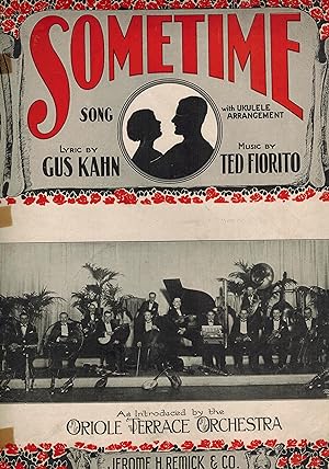 Image du vendeur pour Sometime Song with Ukulele Arrangement - Oriole Terrace Orchestra Cover- Vintage Sheet Music mis en vente par ! Turtle Creek Books  !