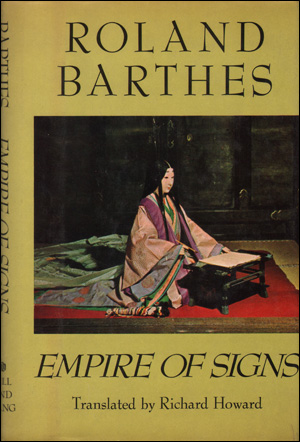 Seller image for Empire of Signs [First American Edition] for sale by Specific Object / David Platzker