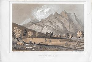 Seller image for PEAKS OF THE SIERRA BLANCA: From Near Fort Massachusetts - Pacific Railroad Survey Lithograph for sale by The Book Shelf