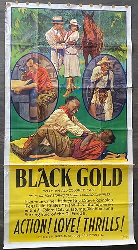 Black Gold Three Sheet large poster (41x81 inches) (3 original flat sections)