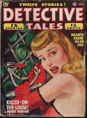 Immagine del venditore per DETECTIVE TALES: July 1947 venduto da Books from the Crypt