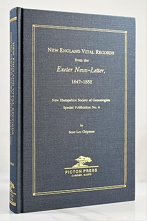 Seller image for NEW ENGLAND VITAL RECORDS from the Exeter News-Letter 1847-52 for sale by Lost Time Books