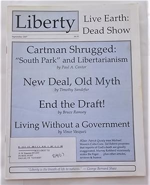 Seller image for Liberty Vol. 21 No. 9 (September 2007) (Libertarian Magazine) for sale by Bloomsbury Books