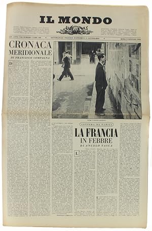 IL MONDO. Annata 1956 completa - Settimanale Politico Economico e Letterario.: