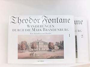 Bild des Verkufers fr Wanderungen durch die Mark Brandenburg. Eine Auswahl in zwei Bnden zum Verkauf von Book Broker