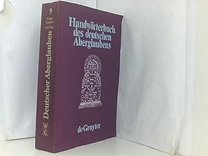 Imagen del vendedor de Handwrterbuch des deutschen Aberglaubens. Bd. 9 a la venta por Book Broker