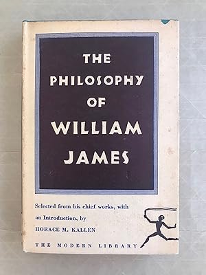 Seller image for The philosophy of William James; selected from his chief works for sale by BIBLIOPE by Calvello Books