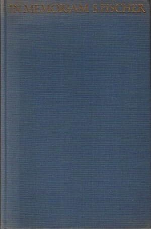 In Memoriam S. Fischer. : 24. Dezember. 1859-1959.