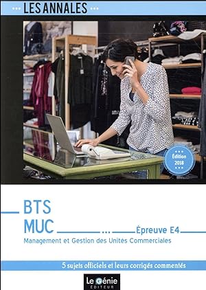 BTS MUC ; épreuve E4 (édition 2018)