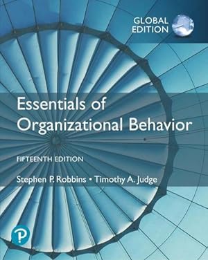 Image du vendeur pour Essentials of Organizational Behaviour, Global Edition mis en vente par AHA-BUCH GmbH