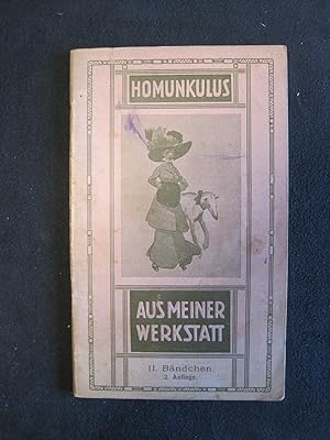 Seller image for Aus meiner Werkstatt. 2.Bndchen. 2.Auflage. Titelzeichnung von Fritz Schnpflug for sale by Antiquariat Schleifer