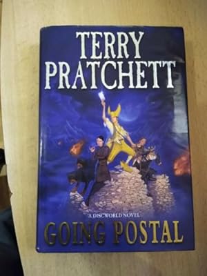 Going Postal (Discworld Novels) 1st edition Signed & Quote & Sketch