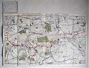 The District Railway Map of London.