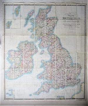 Map of the British Isles, showing Cities, Borough & Market Towns,