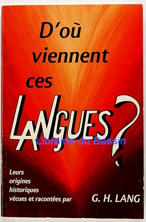 D'où viennent ces langues ?