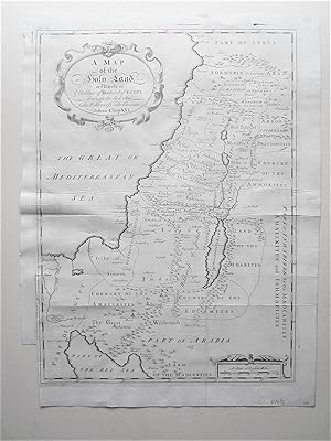 A Map of the Holy Land or ye Travels of ye Children of Israel out of Egypt through the Red Sea & ...