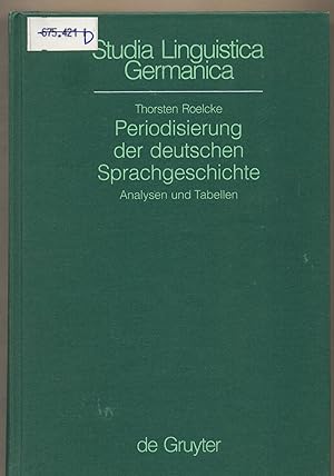 Bild des Verkufers fr Periodisierung der deutschen Sprachgeschichte Analysen und Tabellen zum Verkauf von avelibro OHG