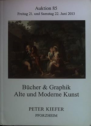 Seller image for Bcher & Graphik. Alte und Moderne Kunst. Auktion 85. freitag 21. und Samstag 22. Juni 2013 for sale by books4less (Versandantiquariat Petra Gros GmbH & Co. KG)